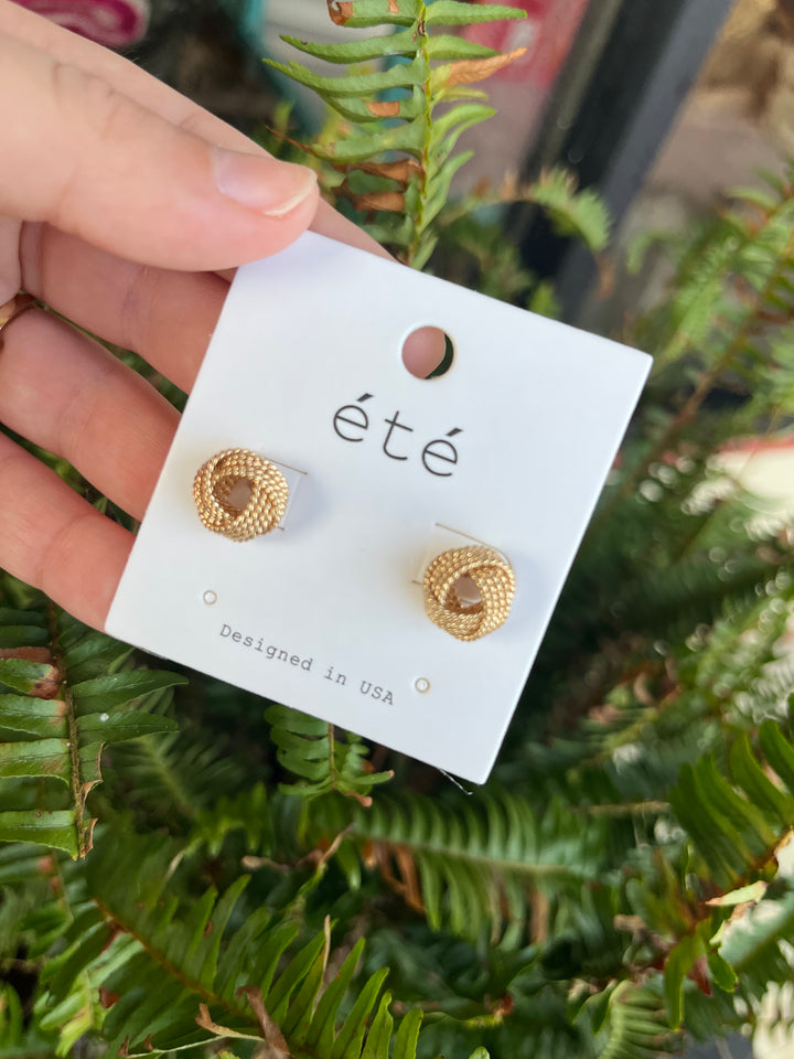 Sayer Knotted Studs