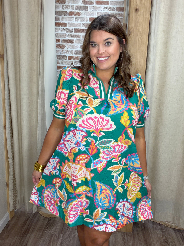 Style Statement Emerald Dress