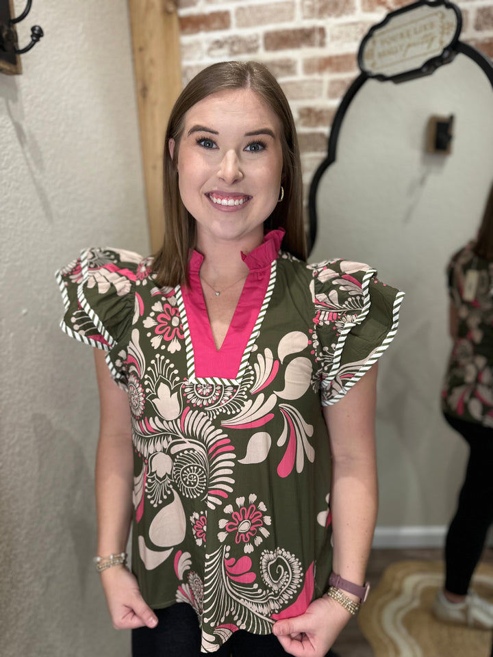 Kinsley Floral Top