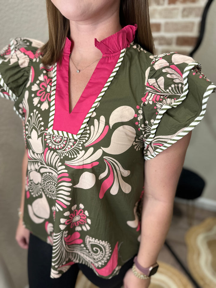 Kinsley Floral Top
