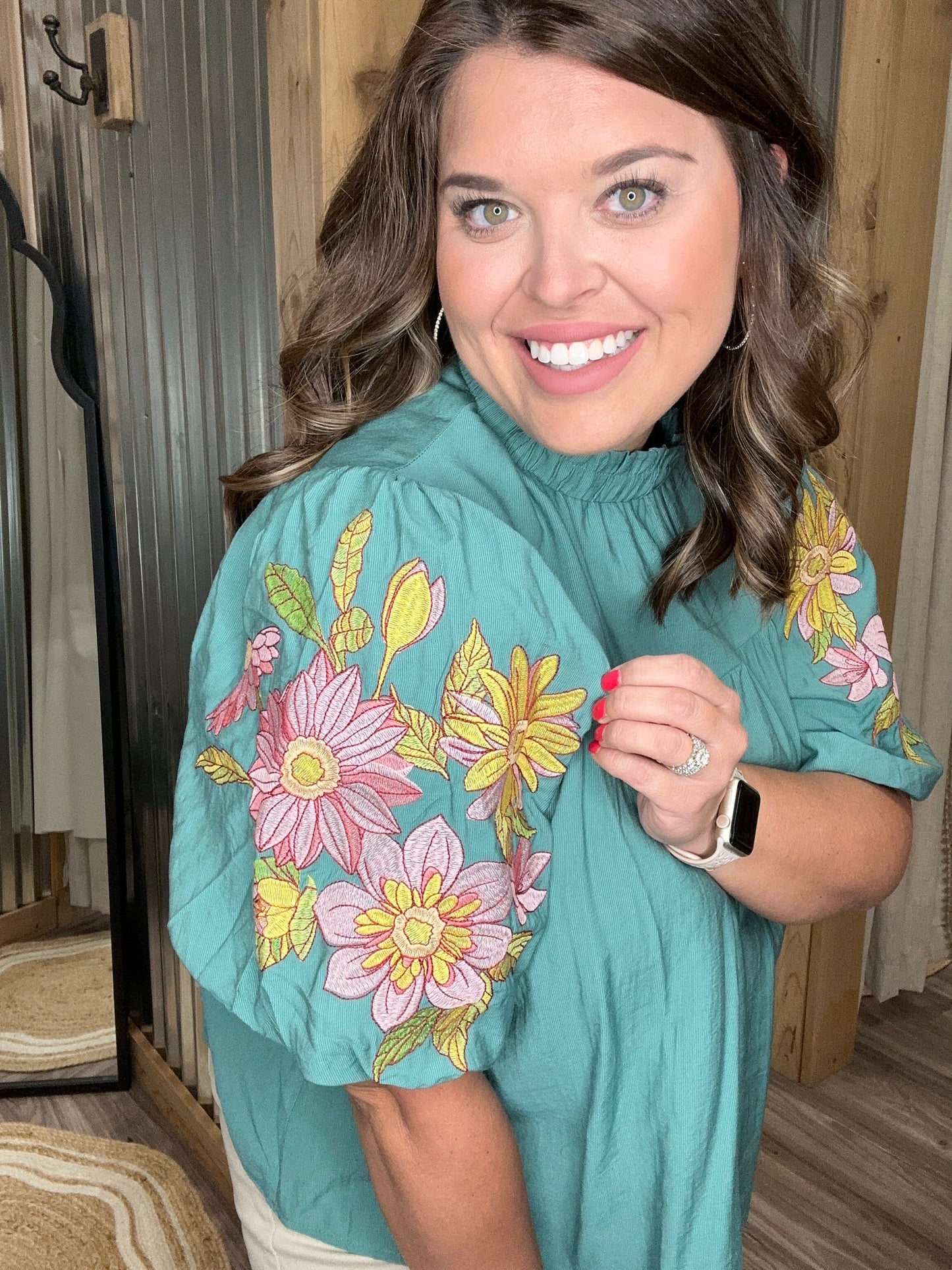 Juliette Embroidered Top