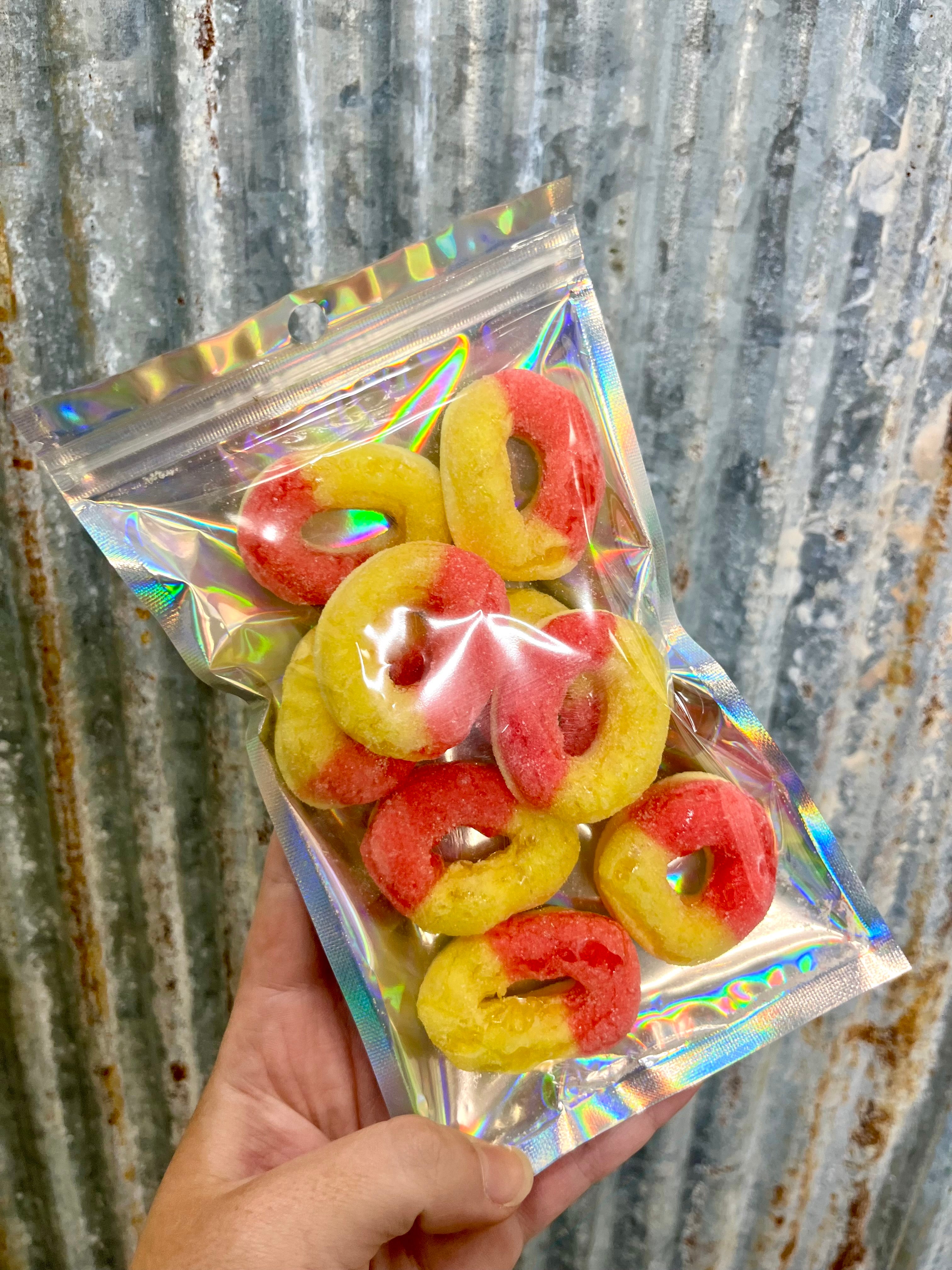 Freeze Dried Peach Rings Uniquely Southern Boutique & Gift