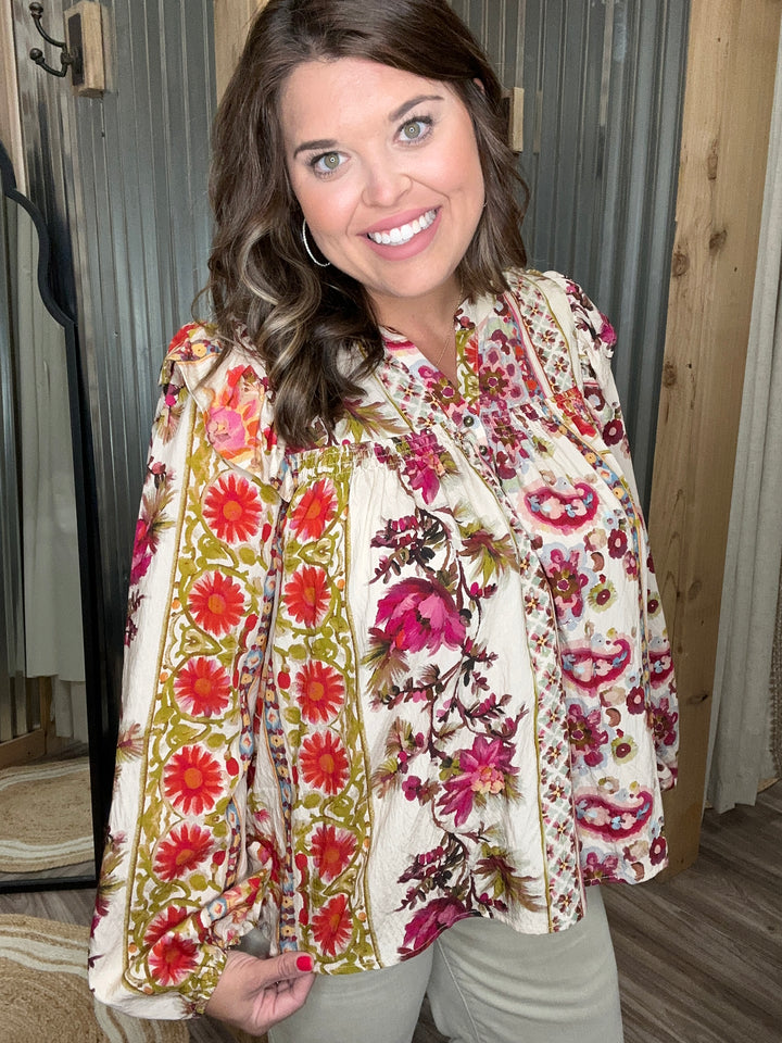 Rosalie Garden Party Top