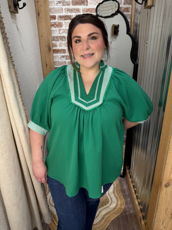 As Time Flies Top| Curvy