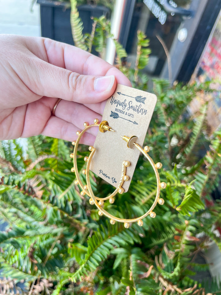 Charlotte Gold Hoops