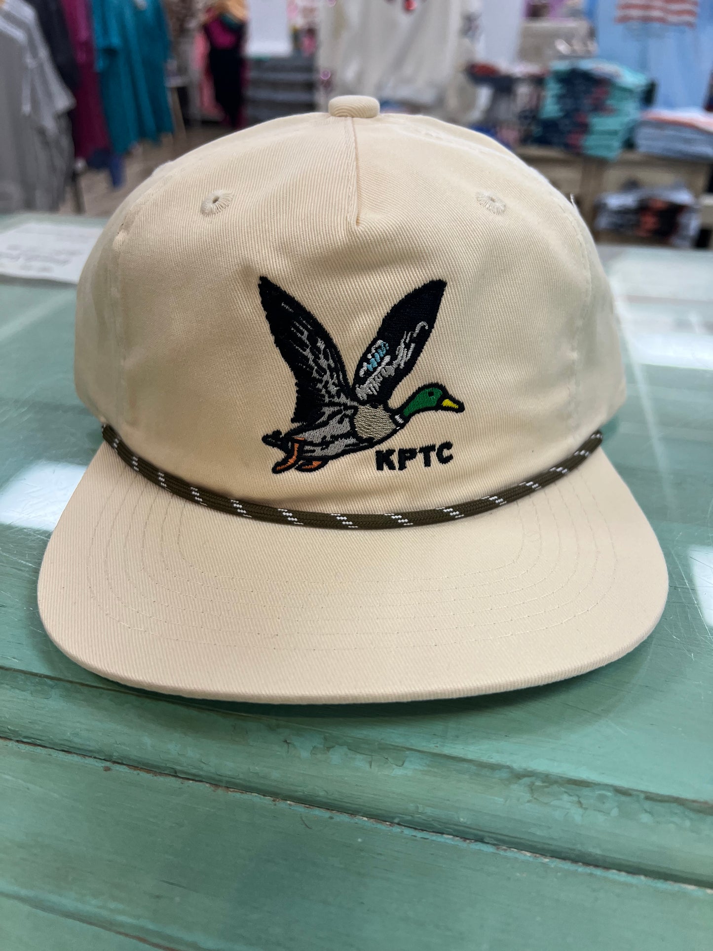 Mallard Logo - Rope Hat - Ivory