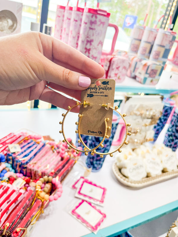 Charlotte Gold Hoops