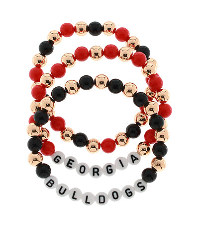 Gameday Georgia Bulldogs Bracelet