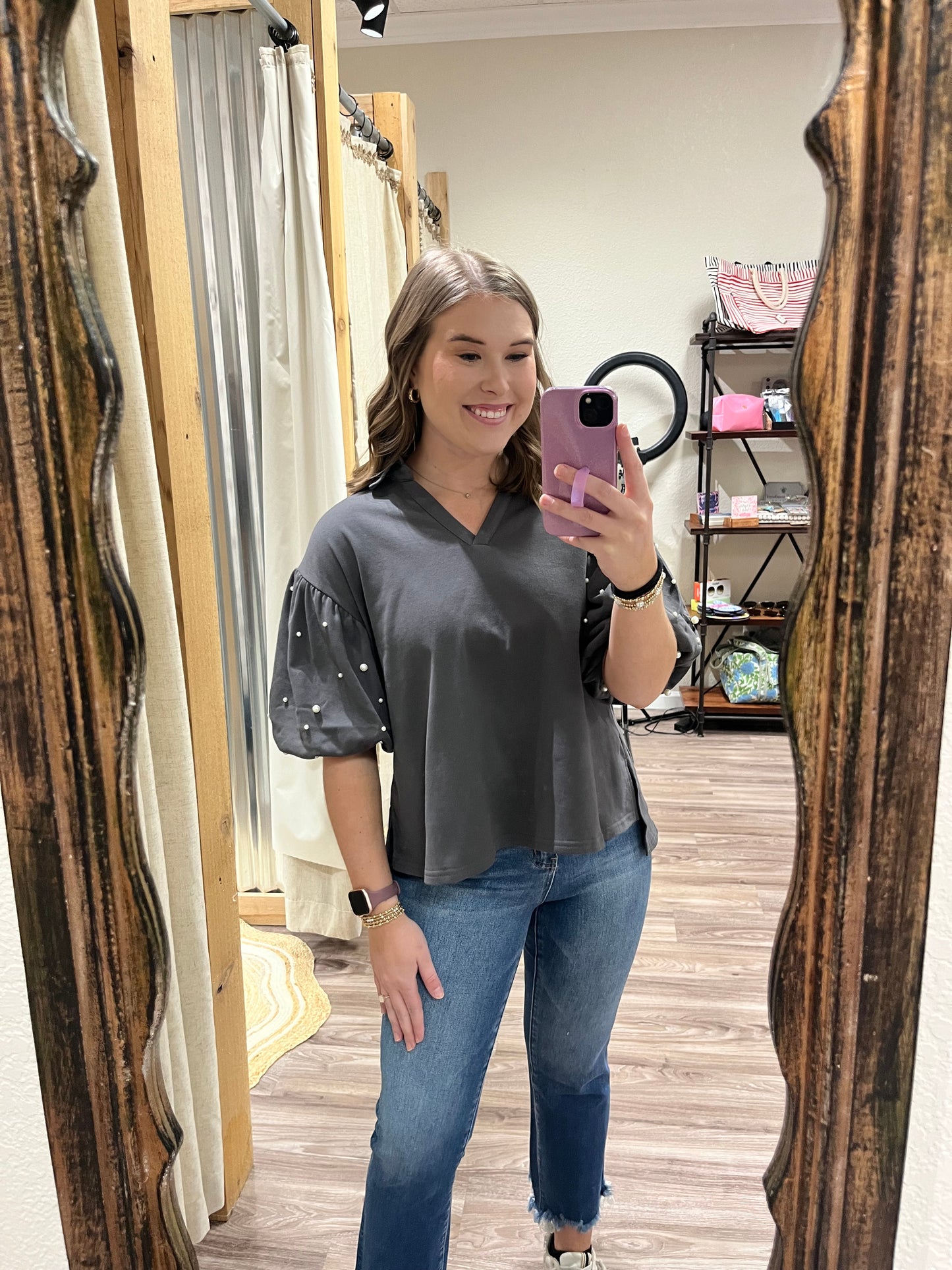 Bella Medium Wash High Rise Flare Jeans