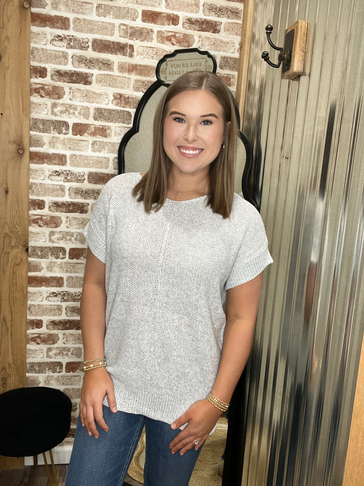 H GREY | TARA SWEATER TOP