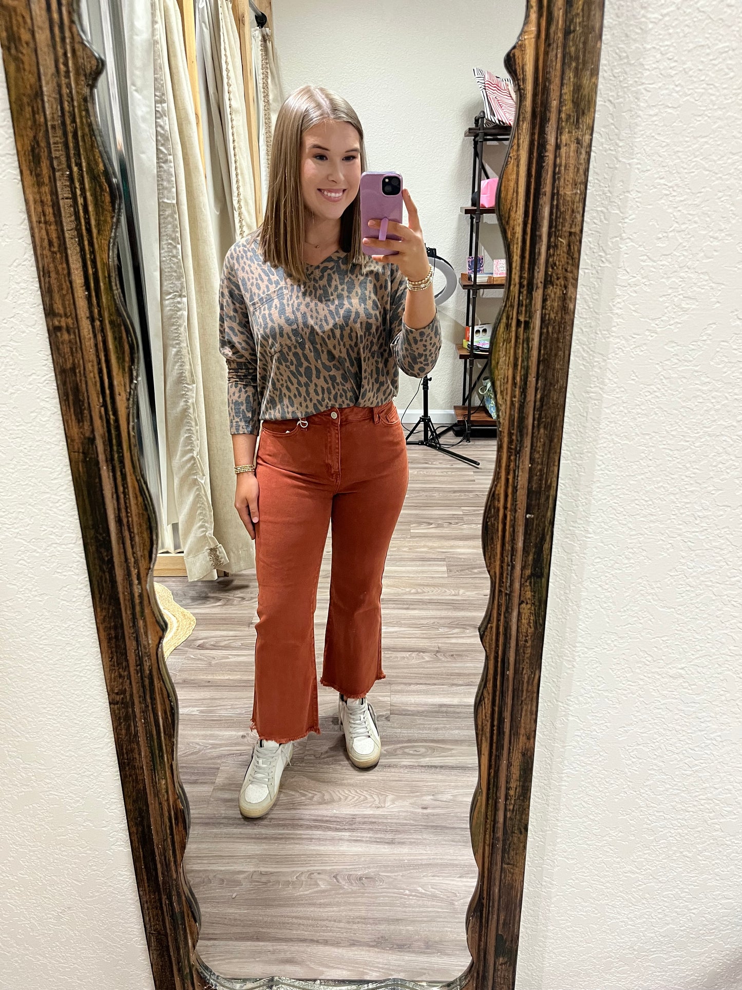 Rust | Skye Acid Washed Jeans