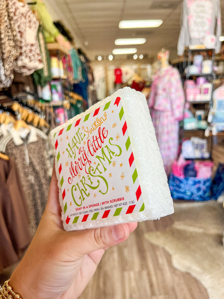 Have Yourself a Merry Little Christmas Soap Sponge