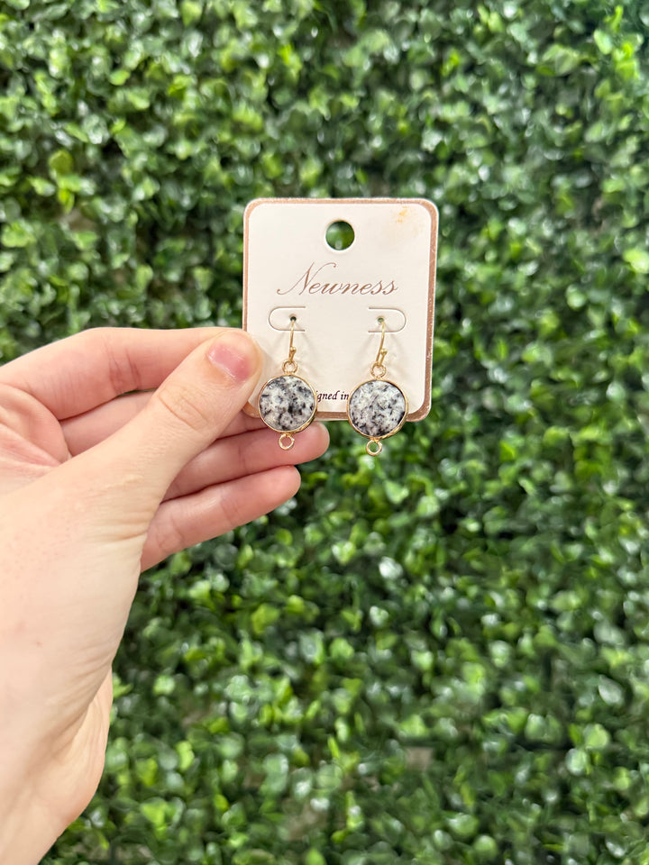 Multicolored Gray Drop Earrings