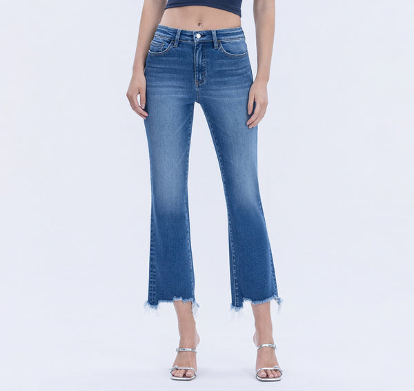 Bella Medium Wash High Rise Flare Jeans
