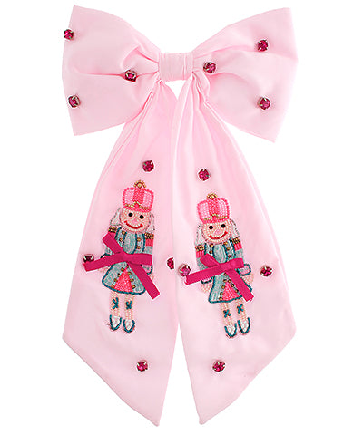 Nutcracker Beaded Bow