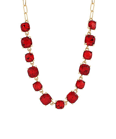 Clara Cushion Cut Necklace