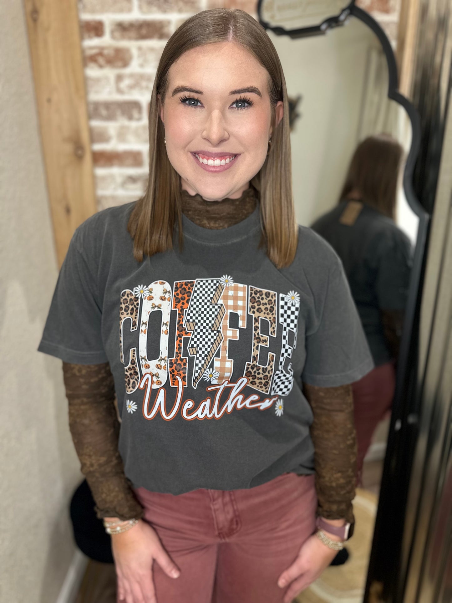 Stay in Tune Long Sleeve Lace Top