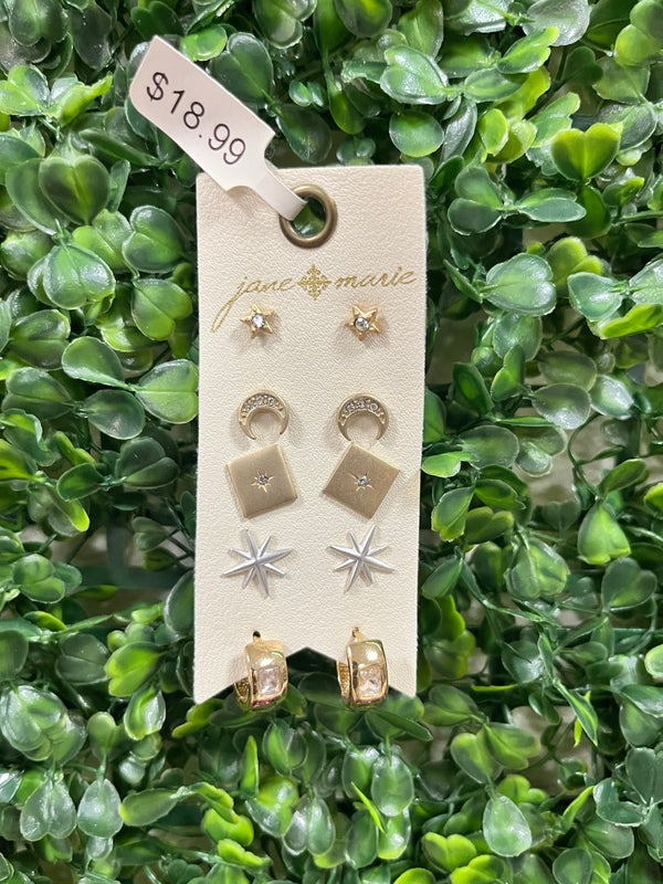 5 Earring Set