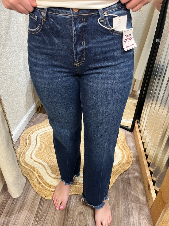 Terrie High Rise Straight Jeans