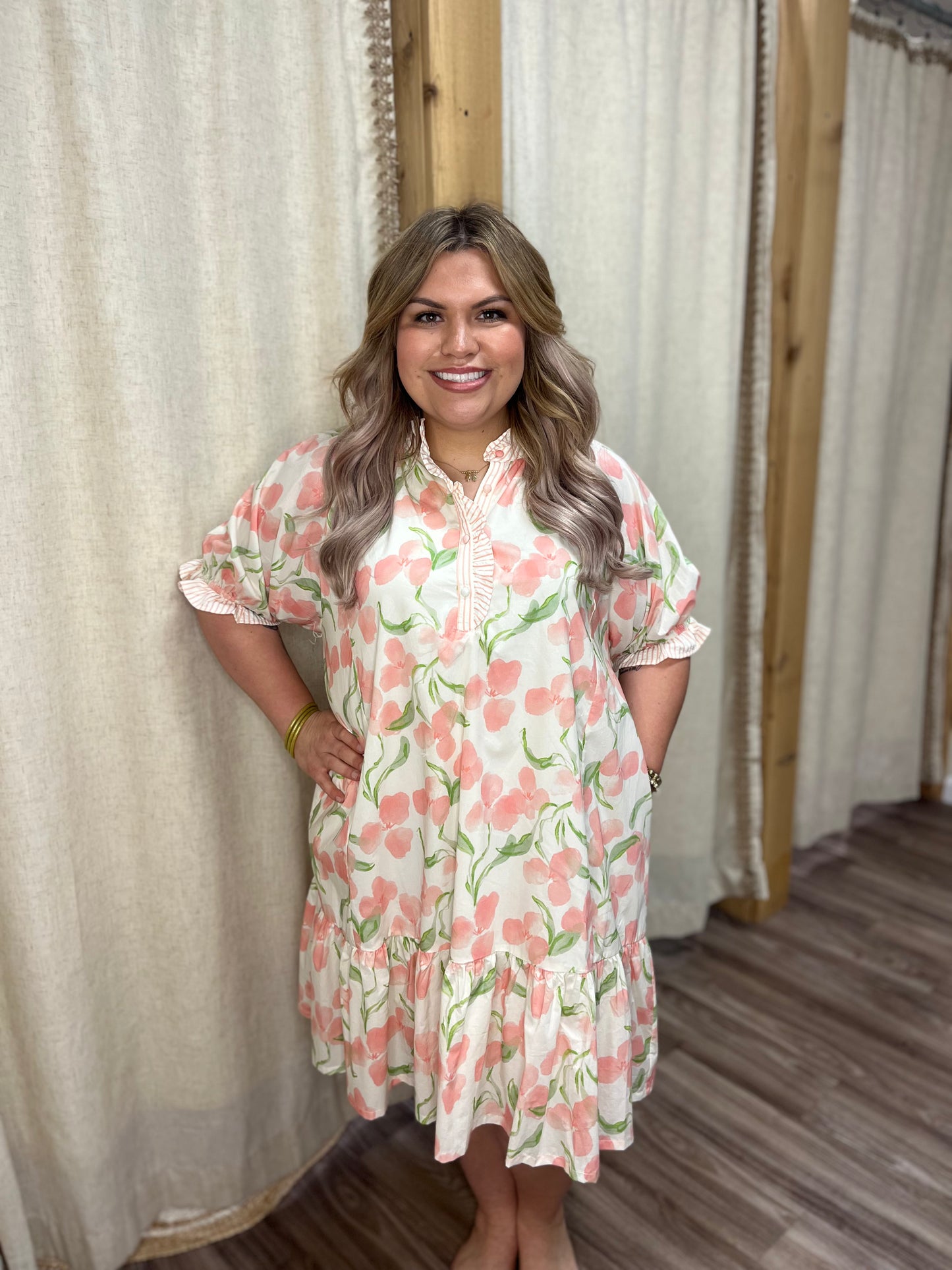 Happy Honey Dress| Curvy