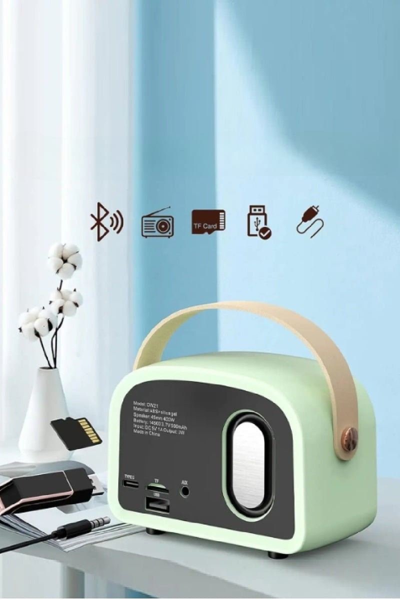 RETRO MINI WIRELESS BLUETOOTH SPEAKER