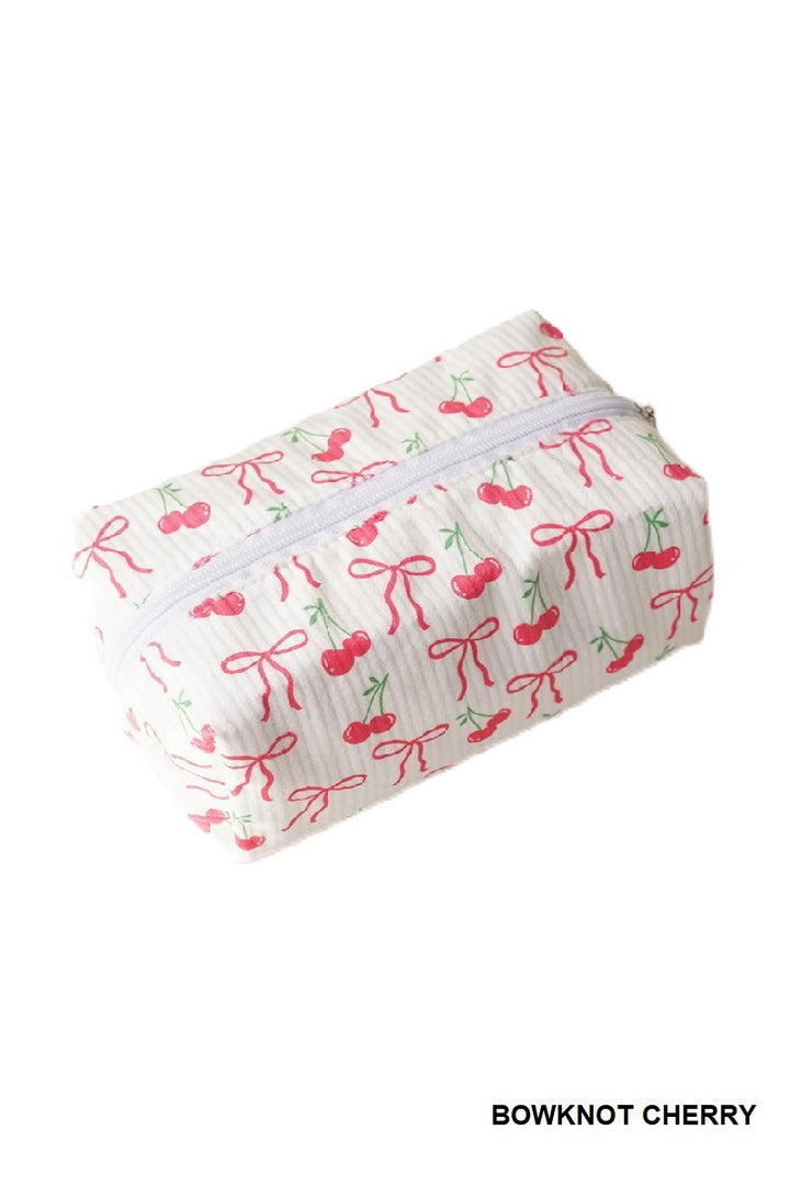 TRENDY PATTERN DESIGN COSMETIC MAKEUP POUCH BAG