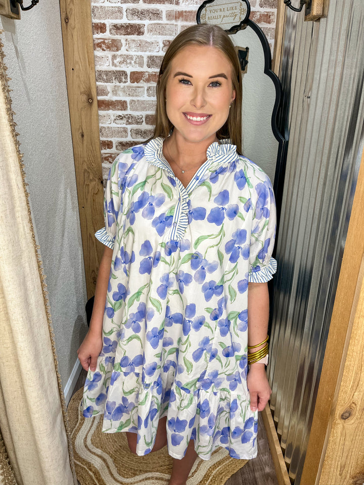 Blue Blossom Dress