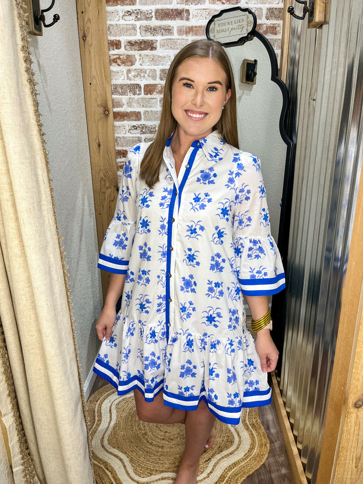 Porcelain Petal Dress