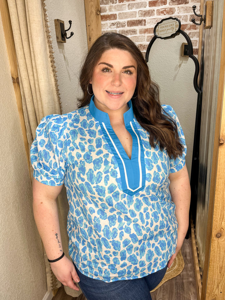 Curvy | The Girl In Blue Top