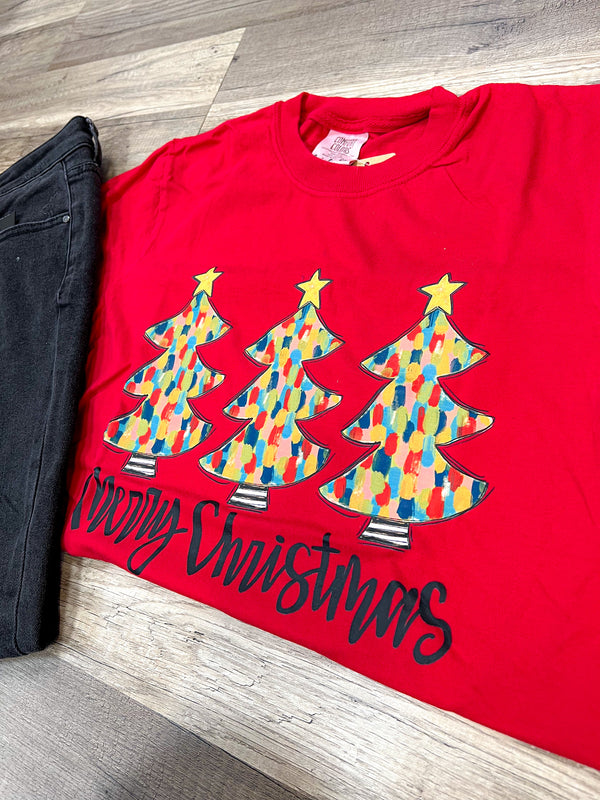 3 Tree Merry Christmas T-Shirt