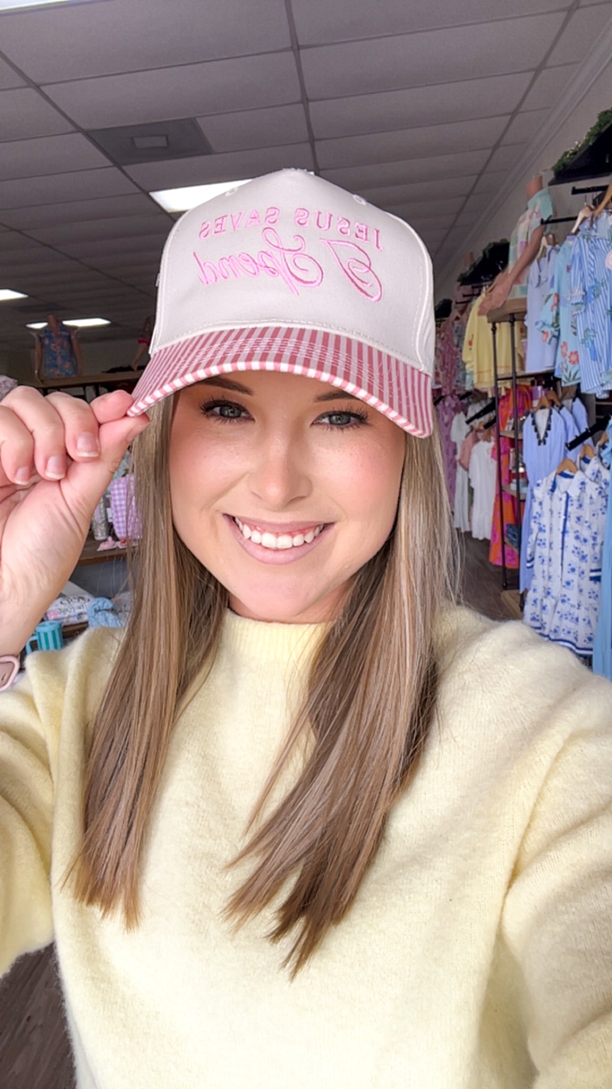 Jesus Saves I Spend Trucker Hat