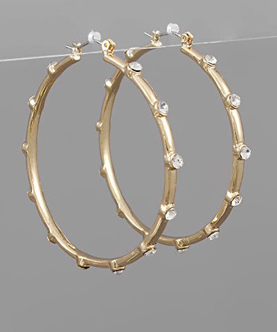 Marilyn Beaded Skinny Hoops