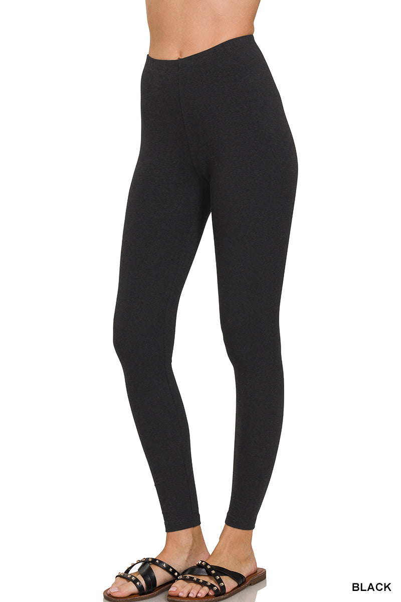 PREMIUM COTTON FULL LENGTH LEGGINGS