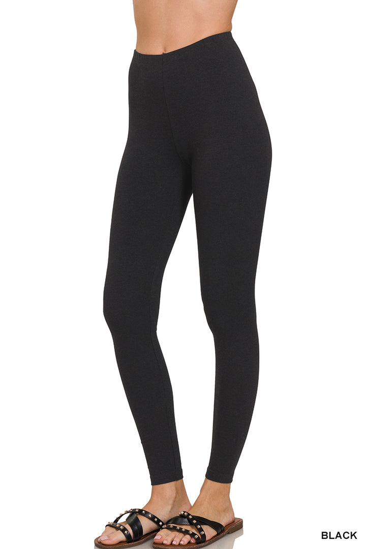 PREMIUM COTTON FULL LENGTH LEGGINGS