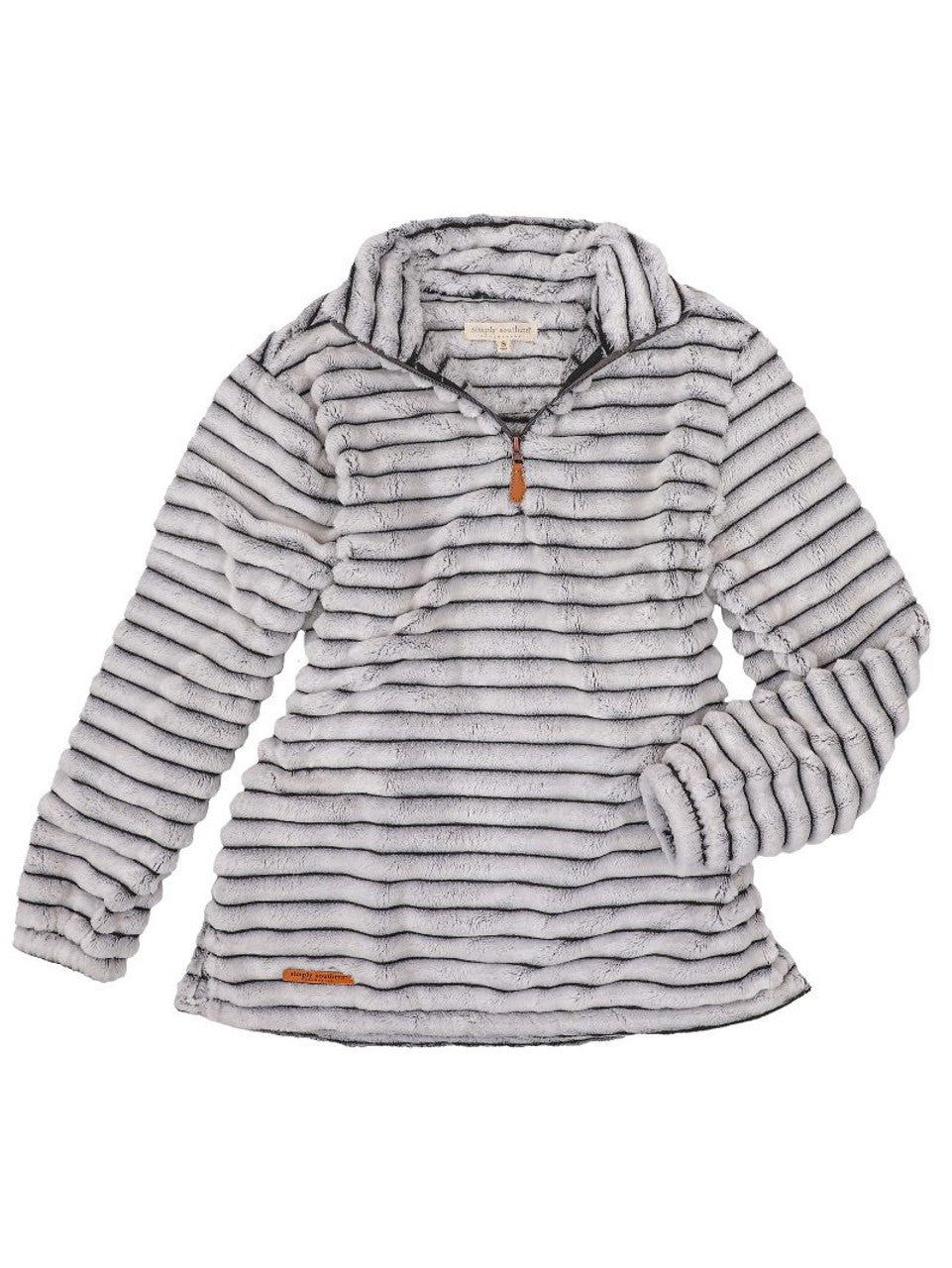 Simply Southern Luxe Pullover - Pavement