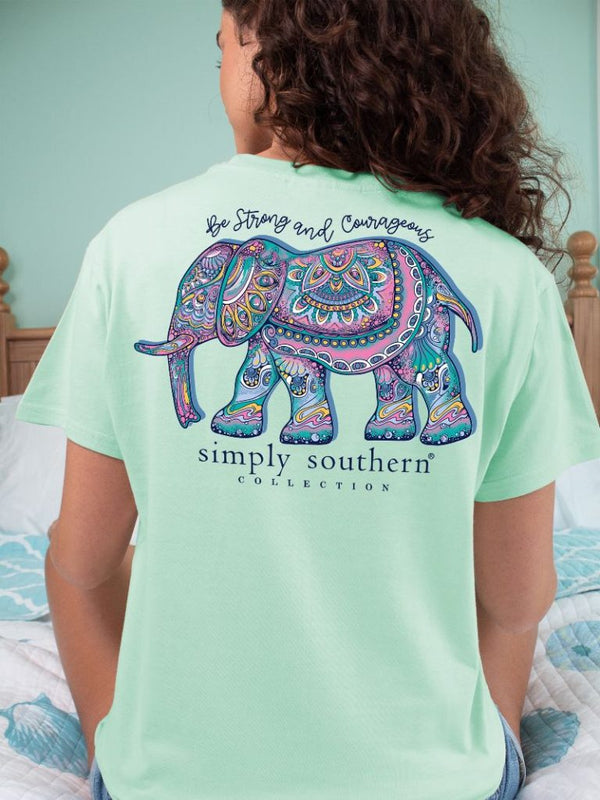 Simply Southern Be Strong & Courageous T-shirt