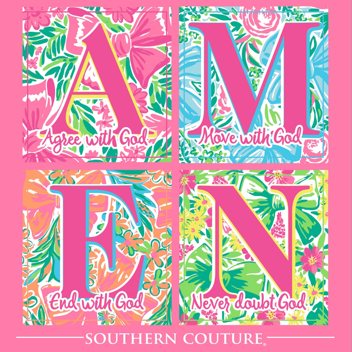 SC Classic Pattern Square Amen T-Shirt