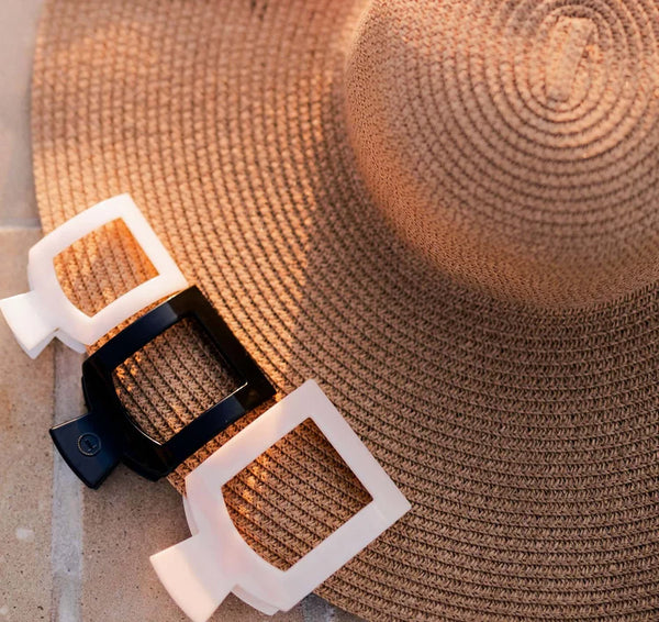 Large Flat Square Hair Clip | Teleties