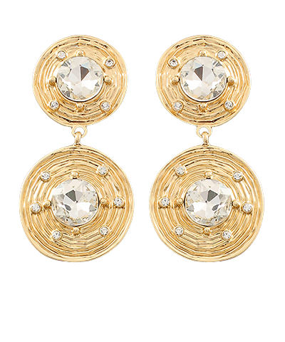 Kya Gold Disk Earrings