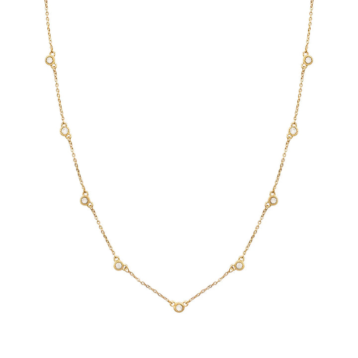 Margot Crystal Circle Necklace