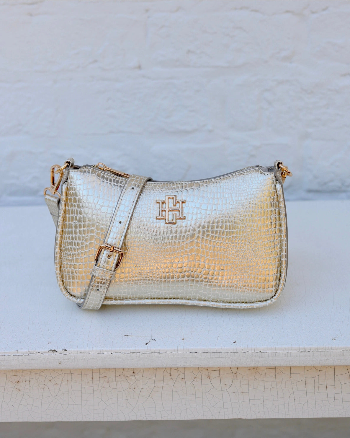 Joan Crossbody| Gold EC