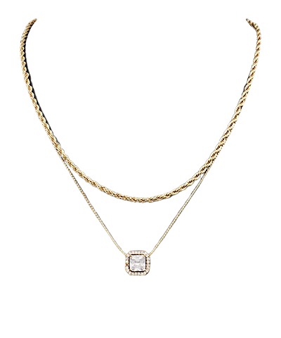Bella Crystal Pendant Necklace