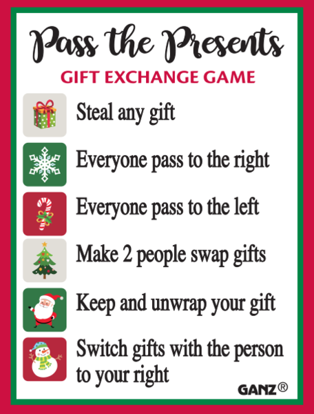 Pass the Present Gift Exchange Game