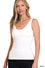 Seamless Tank Top - White