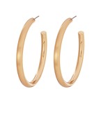 High Polished Satin Metal Hoops