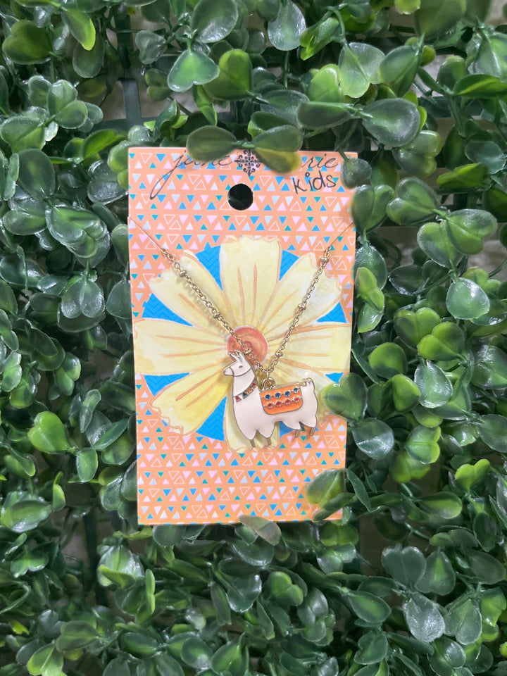 Llama Charm Necklace