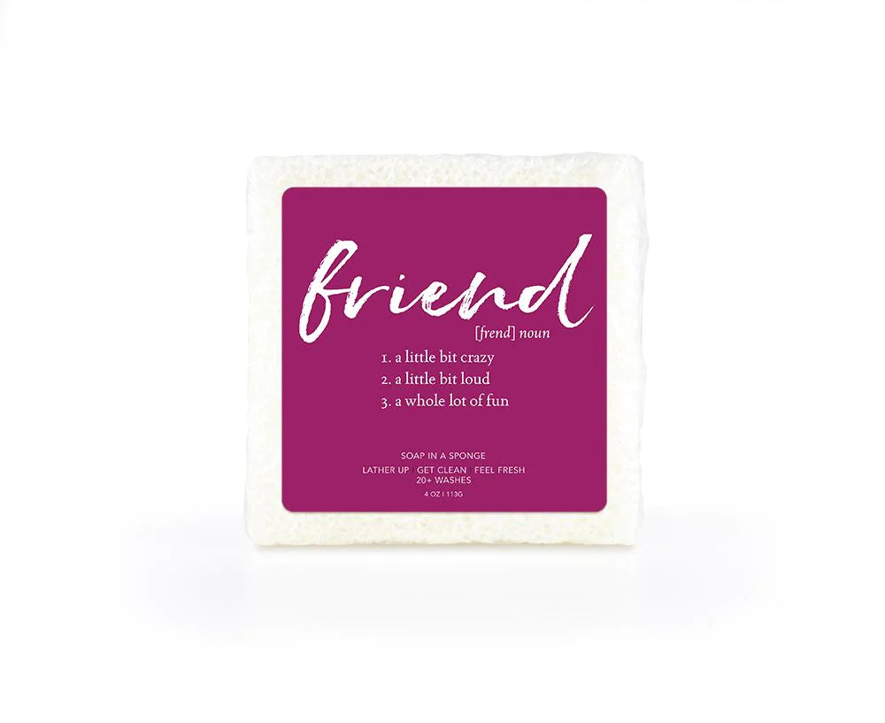 FRIEND SQUARE Shower Sponge - (Seaside)