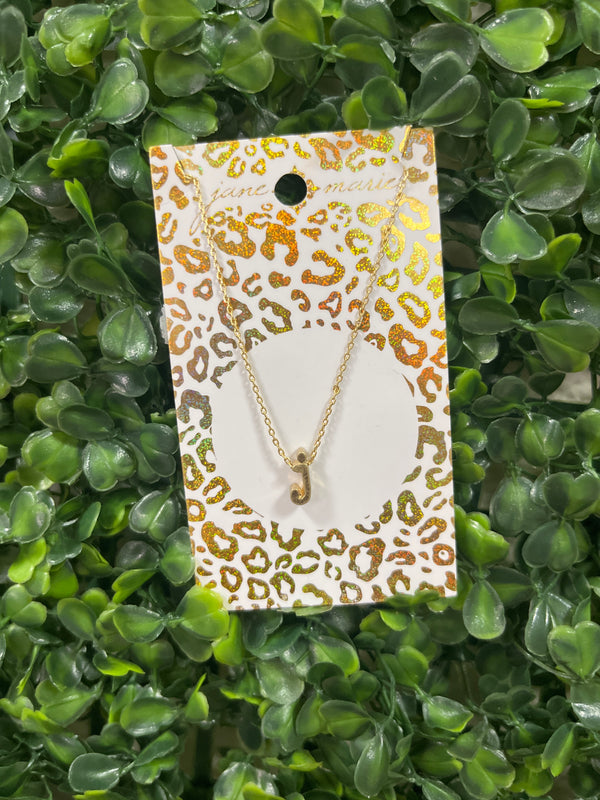 Gold Initial necklace