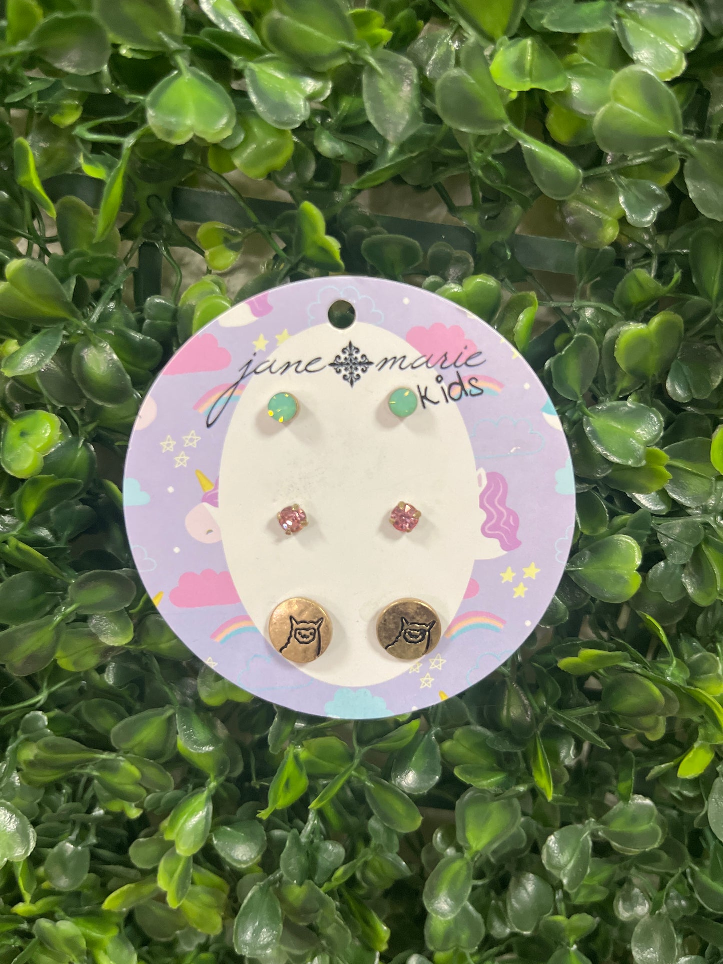 Little Girl Stud Earrings Set