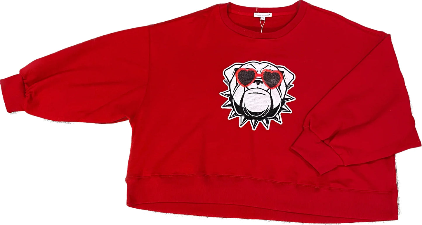 Mille Red Georgia Bulldog Sweatshirt